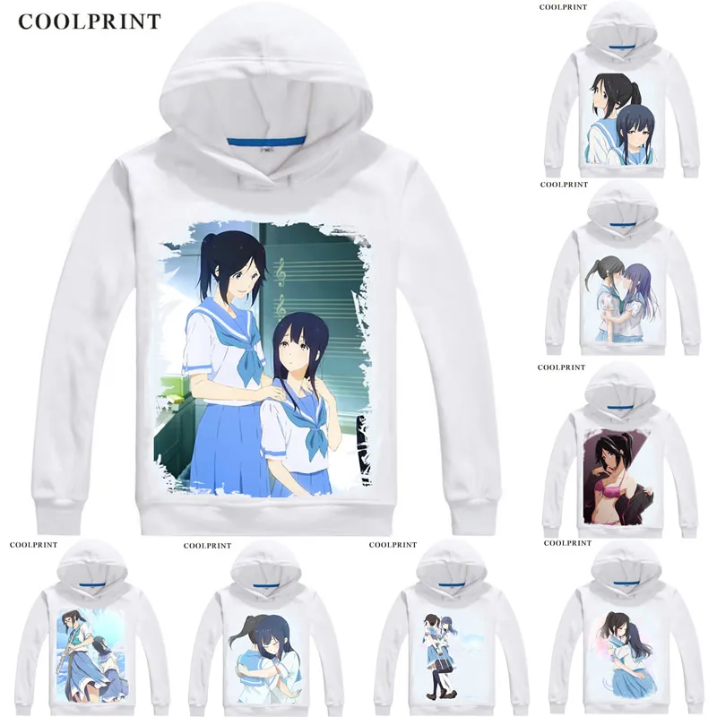 

COOLPRINT Liz and the Blue Bird Hoodies Hooded Hoodie Rizutoaoitori Liz to Aoi Tori Kasaki Nozomi Yoroizuka Mizore Sweatshirts