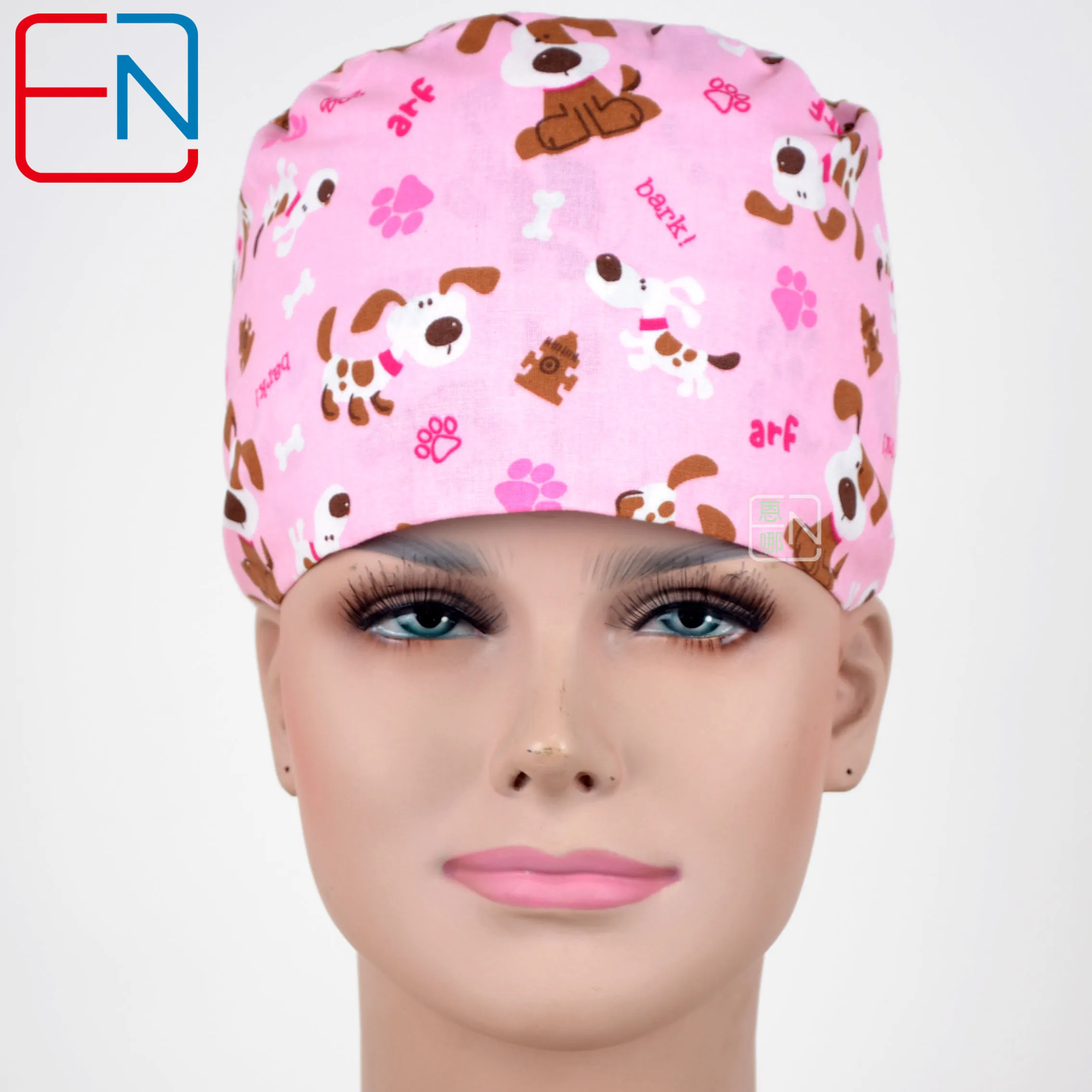 Factory Sales directly big sales medical scrubs in different patterns ,scrub caps storage clearace sale 3 sizes scrub caps