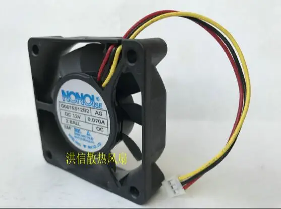 الأصلي الأصلي DC12V 0.070A G6015S12B2 AG 6015 ثلاثة خطوط مروحة التلفزيون