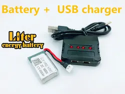 3.7V 400mAh 682030 20c Lipo Battery For X11C Remote Control Aircraft Accessories 3.7 V 400mAH 20C 3.7v Li-po batteries + charger