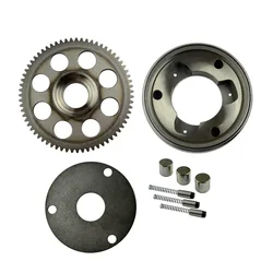 Motorcycle One Way Bearing Starter Clutch Gear Flywheel Beads Rollers Assy for SUZUKI GN250 82-01 GN250E GZ250 Marauder TU250 E