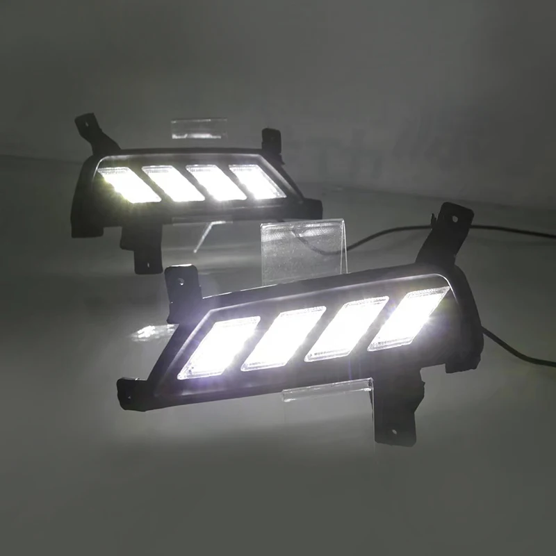Exterior Fog Lights Daytime Running Lights for MG ZS 2017 2018 Led turn signal Drl Lights Accessories