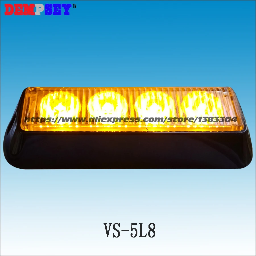 VS-5L8 LED head light per auto, auto LED montaggio superficiale kit, TIR-4 3 W Led, 18 modelli istantanei, Super Bright LED grill luce