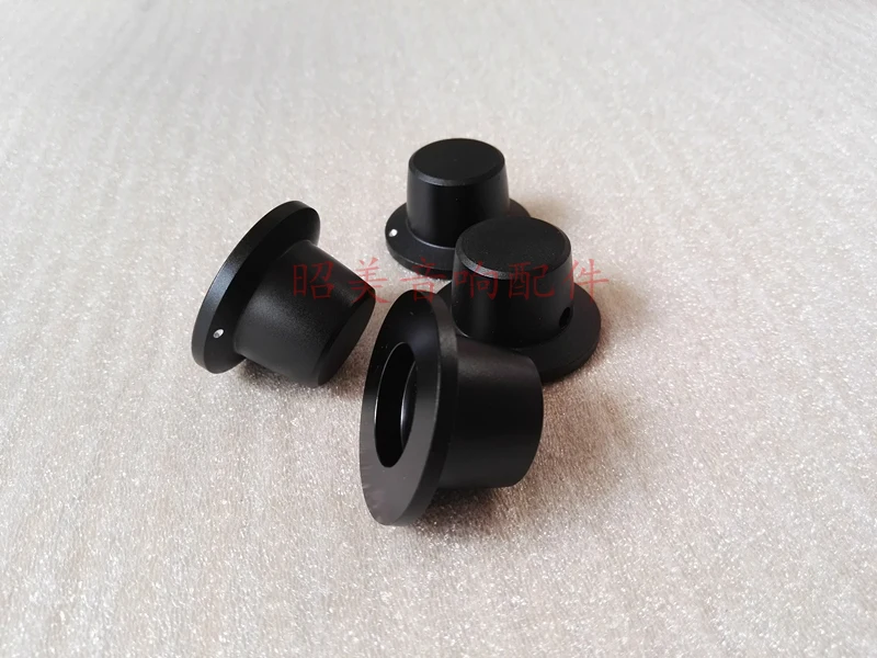 Potenciômetro de volume com amplificador de áudio hifi, diâmetro 38mm, 22mm, em alumínio, botão sólido