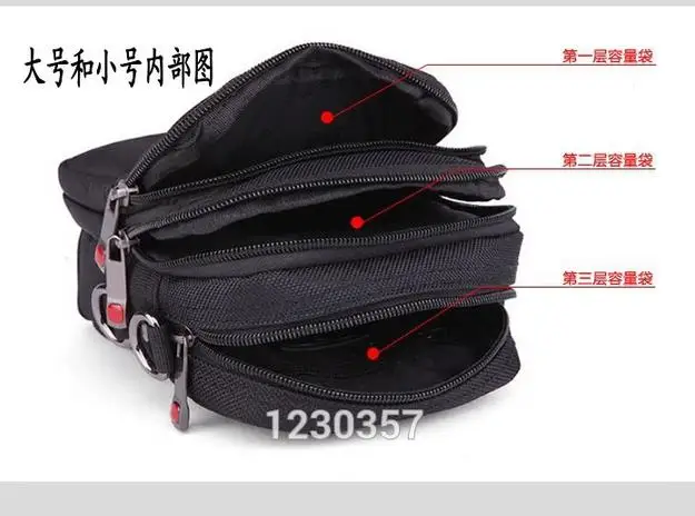 Men messenger bags black oxford material high quality shoulder bag warehouse nylon tool bag mini big 4 sizes a0100