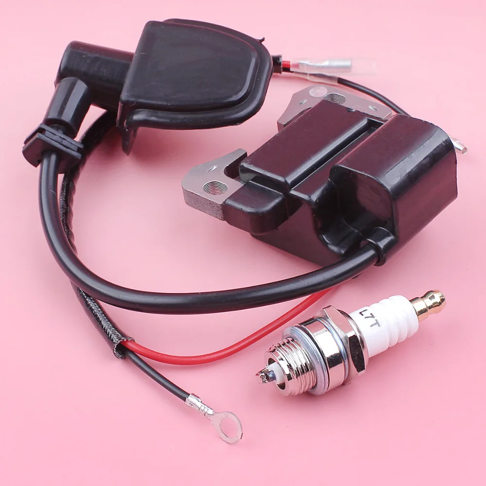Módulo de bobina de encendido, Kit de bujías para Robin NB411, EC04, BG411, CG411, cortacésped, desbrozadora, accesorios, piezas de herramientas de jardín
