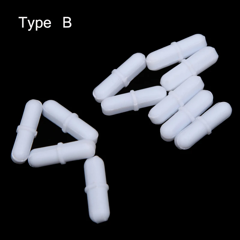 7 개/대 혼합 크기 ptfe 자기 교반기 믹서 stir bar type a b c