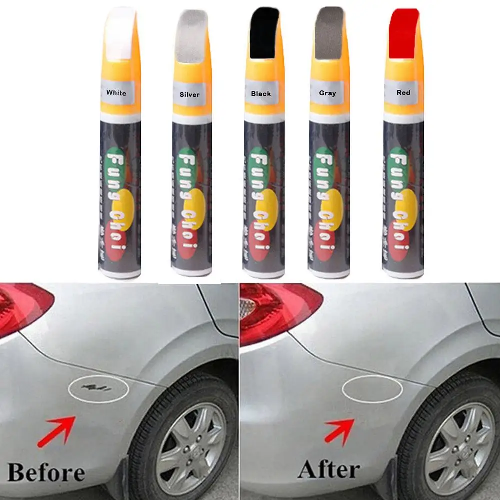 12ml Polychromatic Color Professional Car Scratch Repair Pen Waterproof Remove Applicator Utility Professional Car Jacket