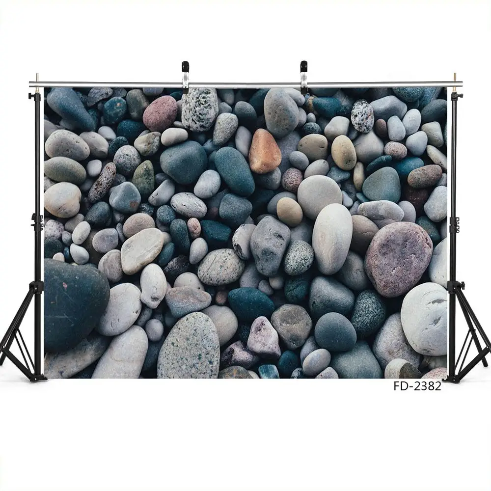 Fondos fotográficos de vinilo con piedras irregulares para niños, estudio de fotografía Digital