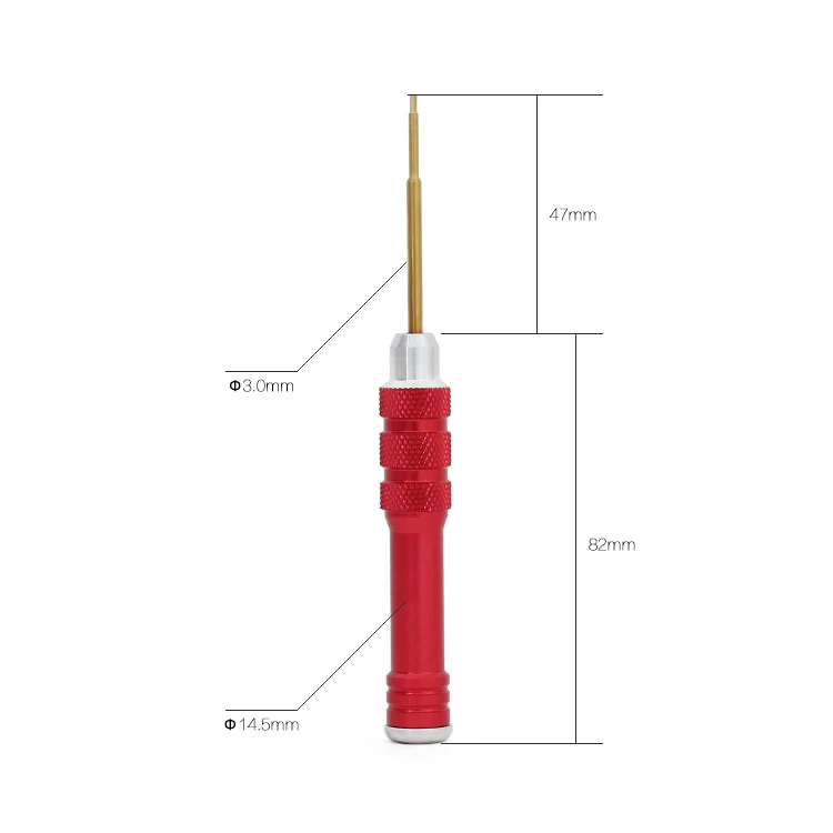 Hexagon Screwdriver - Red - H0.9