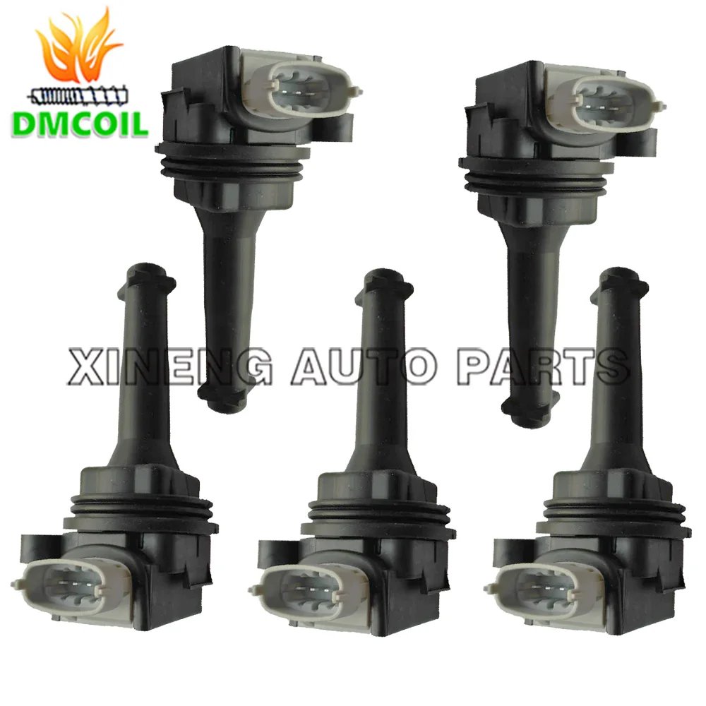 5 PCS HQ IGNITION COIL FOR FORD FOCUS II RS ST KUGA I 4x4 MONDEO IV S-MAX ST T5 2.5L (1997-) 1371601 6M5G-12029-AA 0221604011