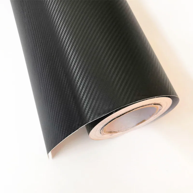 40x100cm 3D Carbon Fiber Vinyl Car Wrap Sheet Roll Film Sticker Decal Sale car styling accessories white/Black color options