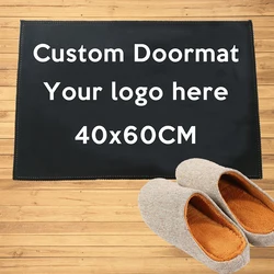 Custom Doormat Entrance Welcome Mat Hallway Doorway Bathroom Kitchen Rugs Floor Mats Carpet All Color All Logo Home Decor Gift