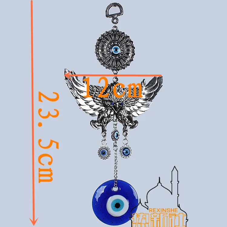 Turkey blue eyes ornaments Muslim peace Eagle Pendant hanging 