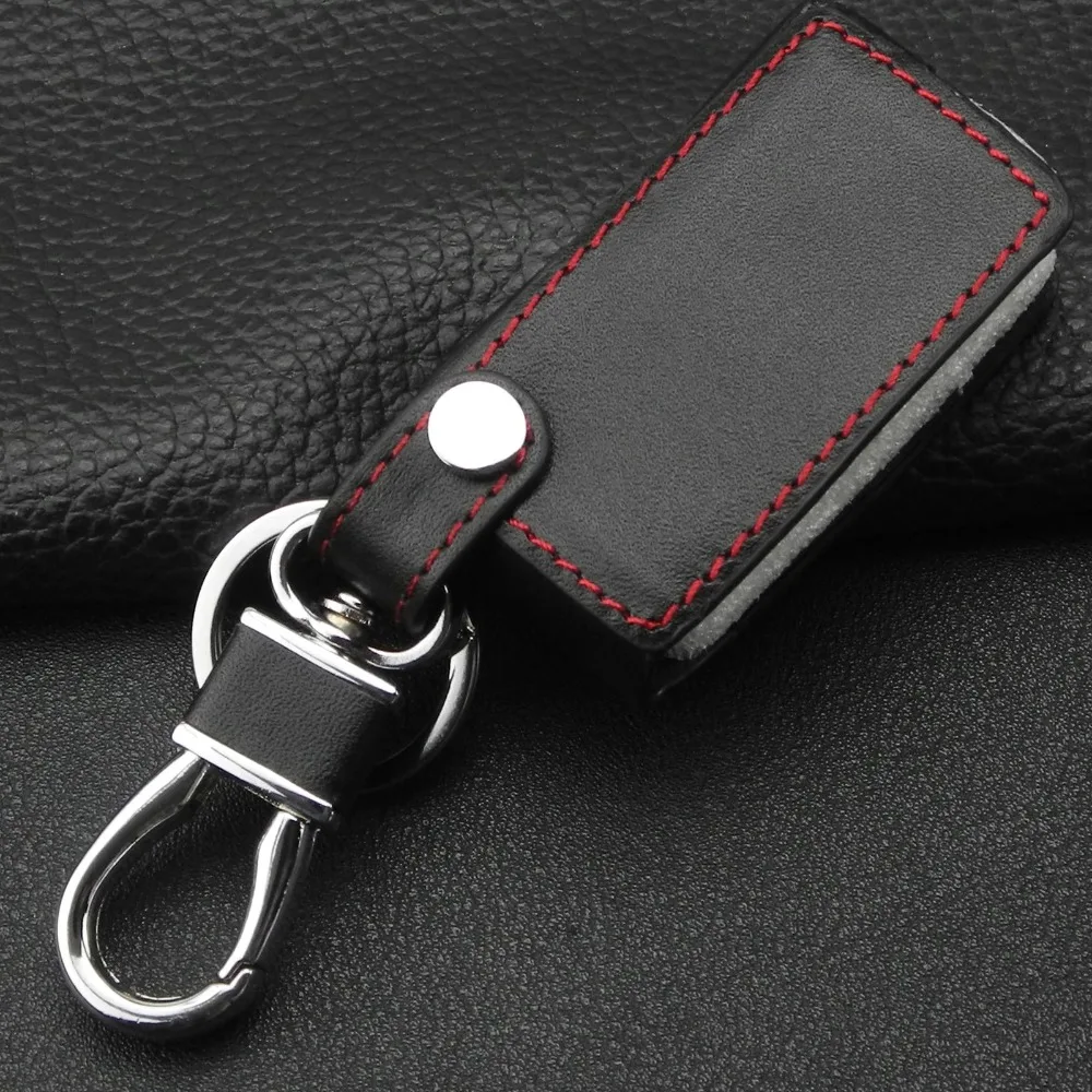 jingyuqin Remote Fob Cover Case Leather Car Key 4 Buttons For Peugeot 1007 807 Cocolockey For Citroen C8 Holder