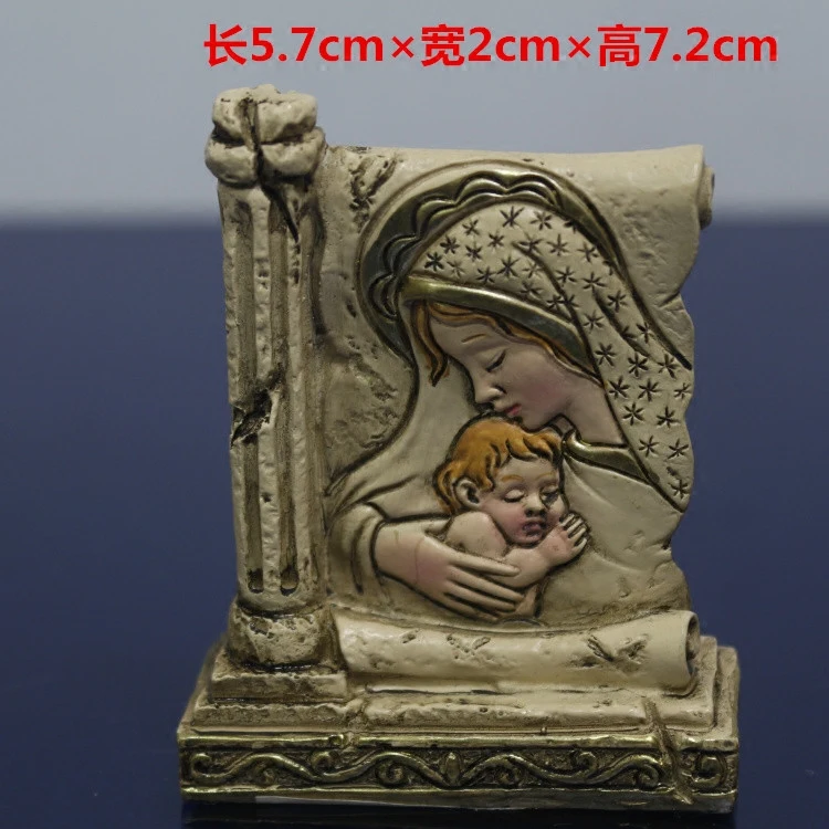 The Maria Christ Christian love angel figure decoration accessories Madonna Virgin Mary Notre Dame Jesus Jesu small figurine