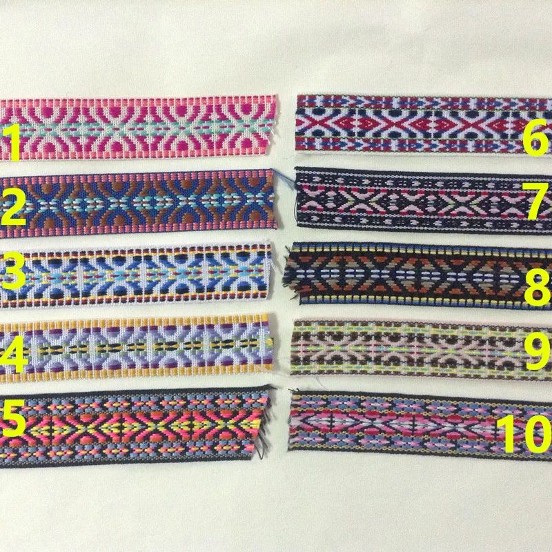 

2.5cm/3cm nation style jacquard zakka ribbon,folk style zakka jacquard webbing, HF190104A