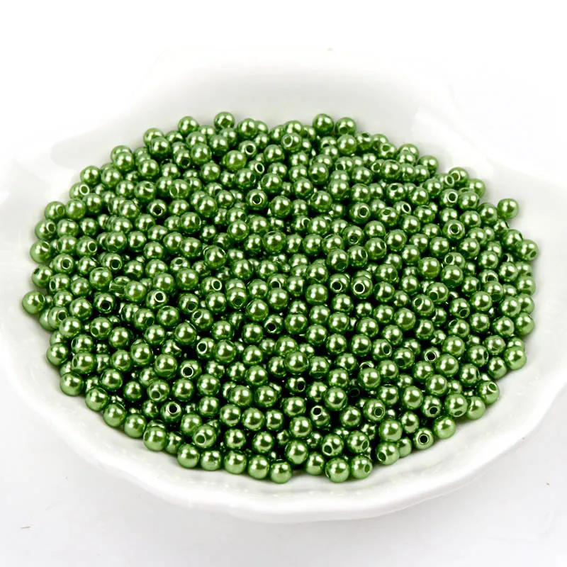 33 colors 20-1000pcs 3/4/6/8/10/12mm Round Imitation ABS Pearl Beads For Craft Scrapbook Decoration DIY Sewing Craft Supplies