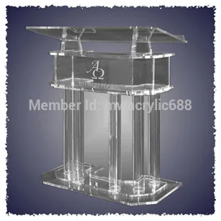 pulpit furnitureFree Shipping HOT SELL Beautiful Elegant Acrylic Podium Pulpit Lecternacrylic pulpit plexiglass