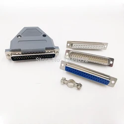 1Pc DB37 VGA plug Parallel Port 2row D sub connector 37hole/pin male&female