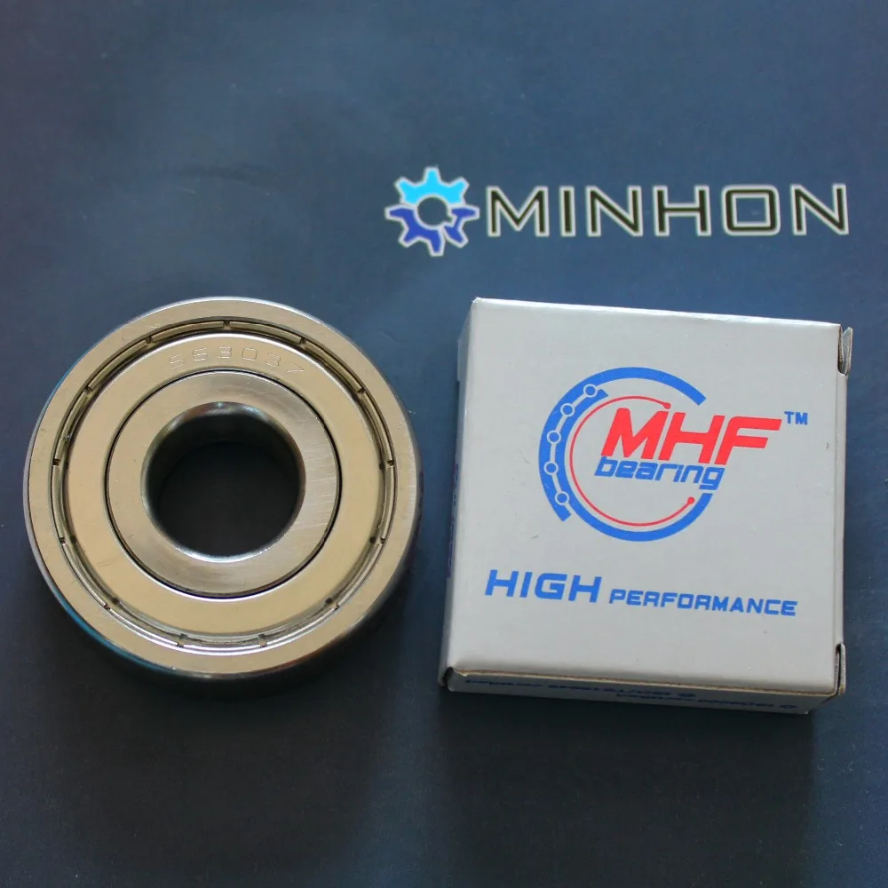 SS6303-2RS INOX MHF Stainless Steel  Miniature Ball Bearings ABEC-3 Size 17*47*14 mm Best Price High Performance