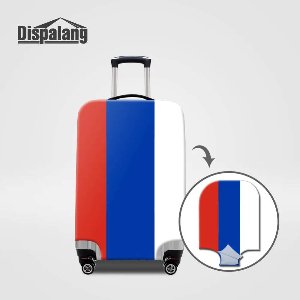 

Russian Flag Print Luggage Protective Cover For 18-32 Inch Trolley Case For A Suitcase Women Men Fashion Dust Travel Accessories