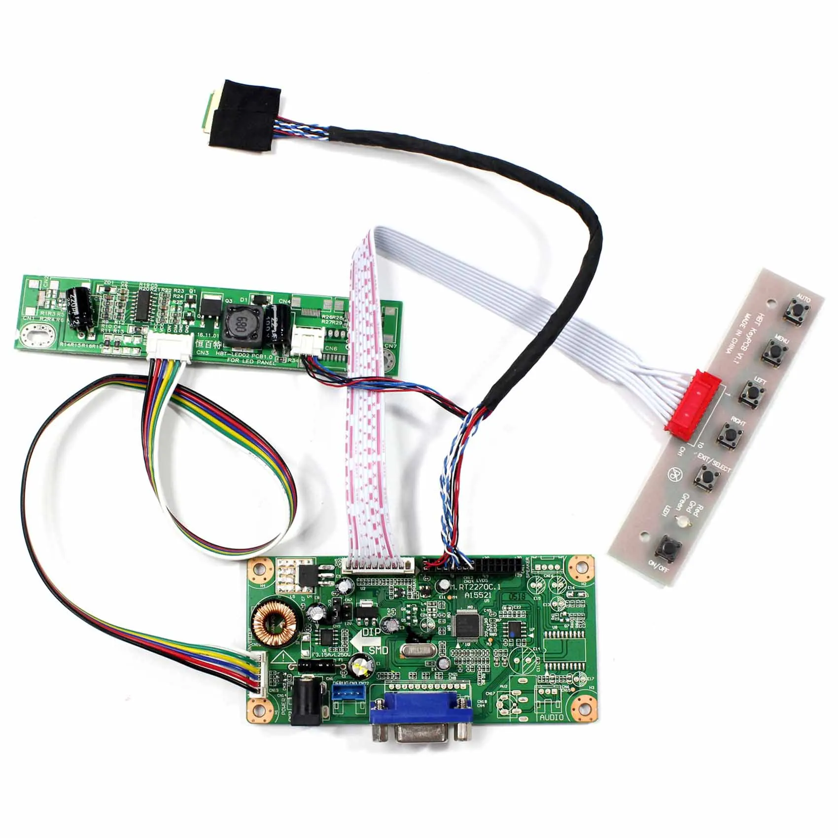 VGA LCD CONTROLLER BOARD สำหรับ 9.7 นิ้ว 1024x768 AB0970003 LTN097XL01-A01 หน้าจอ LCD