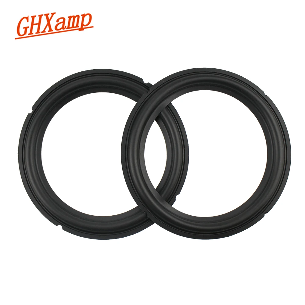 Ghxamp 6.5 inch Speaker Rubber Edge Suspension 153mm Soft Surround Side Speaker Repair Parts For JBL A606 LX400 LX700 2pcs