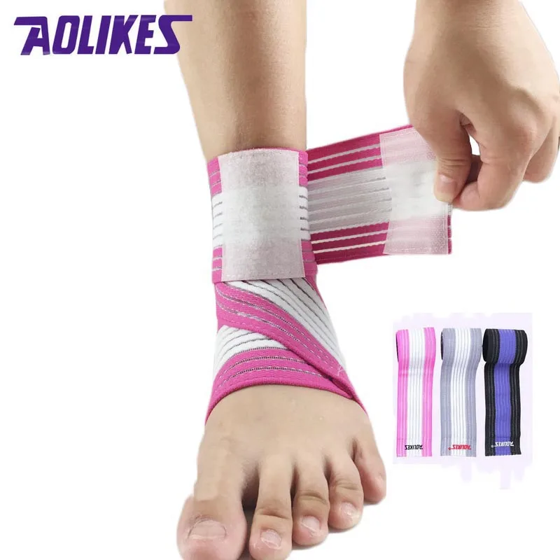 1Pcs Elastic Bandage For Ankle Joint Foot Band Strap Basketball Running Gym Accesorios Ankle Protector Support Guard Sport Sale