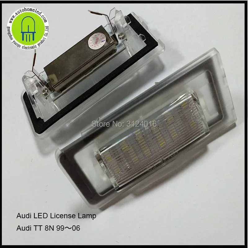 

2PCS x dahosun LED License lamp for Audi TT 8N 1999-2006 year Car Number Plate Light