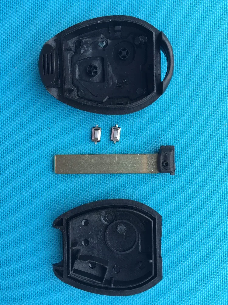 For Rover 75 MG ZT Replacement 2 Buttons Remote Key FOB Shell Case Uncut Blade +2Pcs Micro Switches Car Accessories Auto Parts