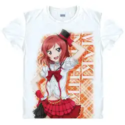 日本の愛のライブ! スクールアイドルプロジェクトアニメプリントtシャツ,小作ほのかシャツ,コスプレ,クリスマス,ハロウィン,coolprint