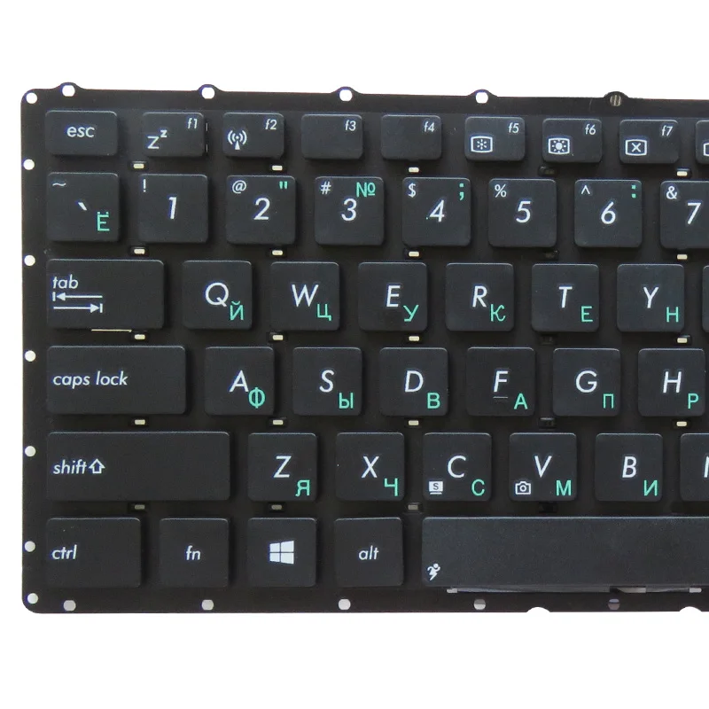 GZEELE Russian Keyboard for ASUS X401K X401E R402 R402A R402U RU Black MP-11L93SU-920W AEXJ1701010 0KNB0-4105RU00 keyboard black