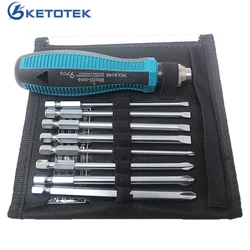 9 in 1 Screwdriver Set Phillips Slotted Bits Multitool Repair Tool With Magnetic Screw Driver Hand Tools For Home Appliance