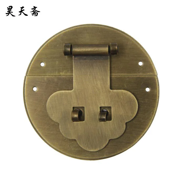 

[Haotian] Chinese antique Zhangmu Xiang Zhai accessories 5cm in diameter take Outbox button HTN-019