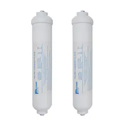 2 PACK Esterno In linea Filtro Acqua per Samsung lg Daewoo Beko frigorifero 2-Inch OD X 10