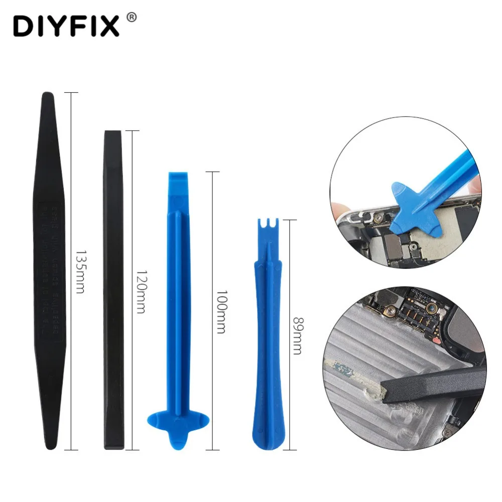 Набор инструментов для ремонта смартфонов DIYFIX, набор отверток, лопатка, рычаг, инструмент для открывания для iPhone, iPad, Samsung мобильный телефон, набор ручных инструментов