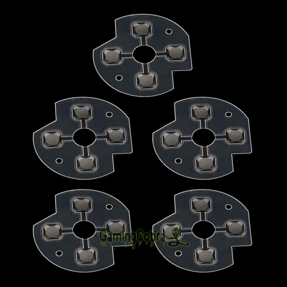 EXtremeRate-Kit de remplacement ABXY pour manette Xbox One, 5 pièces de remplacement, bouton en métal, patch Pad, nouveau