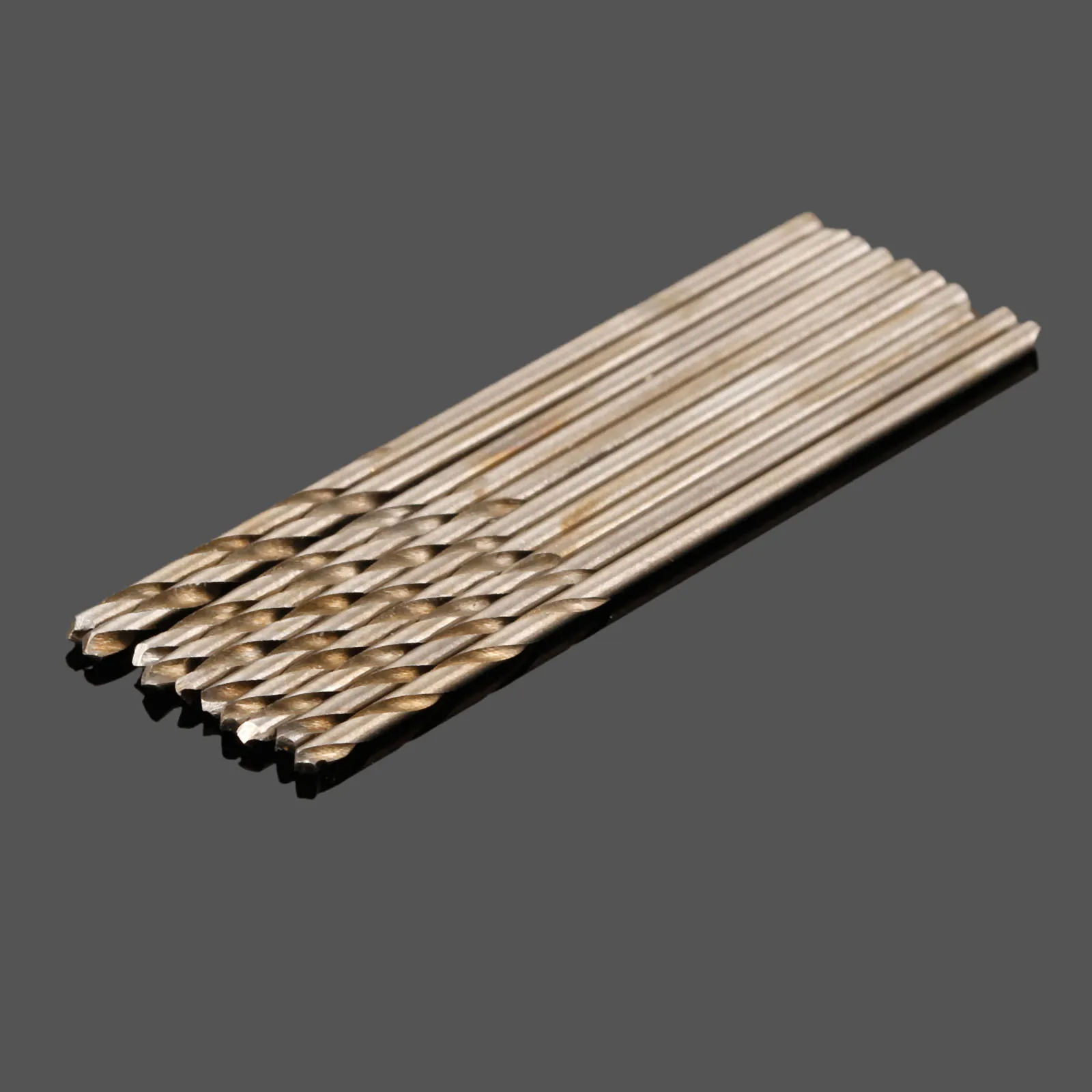 10Pcs Twist Drill Bits HSS Drill Bit Micro Straight Shank Wood Drilling Electric Drills Woodworking Tools 1.1/1.2/1.3/1.4mm
