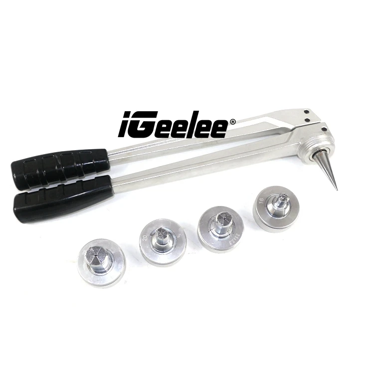 أداة ضغط Pex الهيدروليكية iGeelee IG-1632C نطاق 16-32 مم تستخدم لأنظمة REHAU مع أدوات الضغط والتوسيع pex