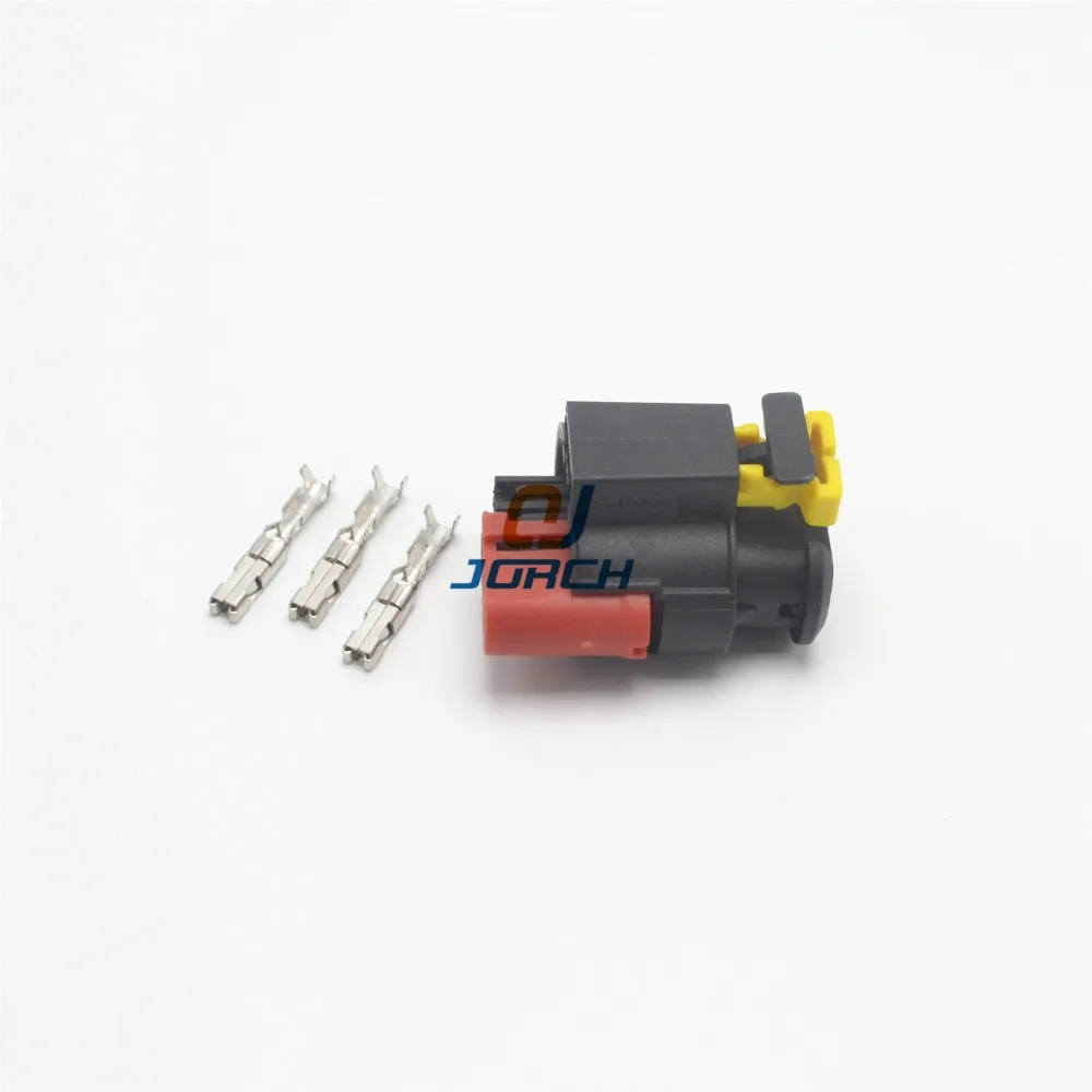 5sets 3pin tyco auto wire harness Sealed Sensor connector plug 284425-1 Fuel Diesel Injector Ignition coil Connectors 284426-1