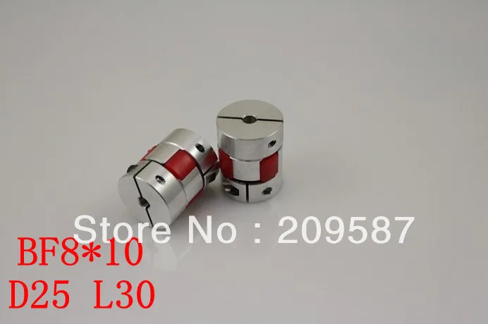 

BF 8 мм x 10 мм CNC Гибкая Сливовая Соединительная муфта вала D25 L30