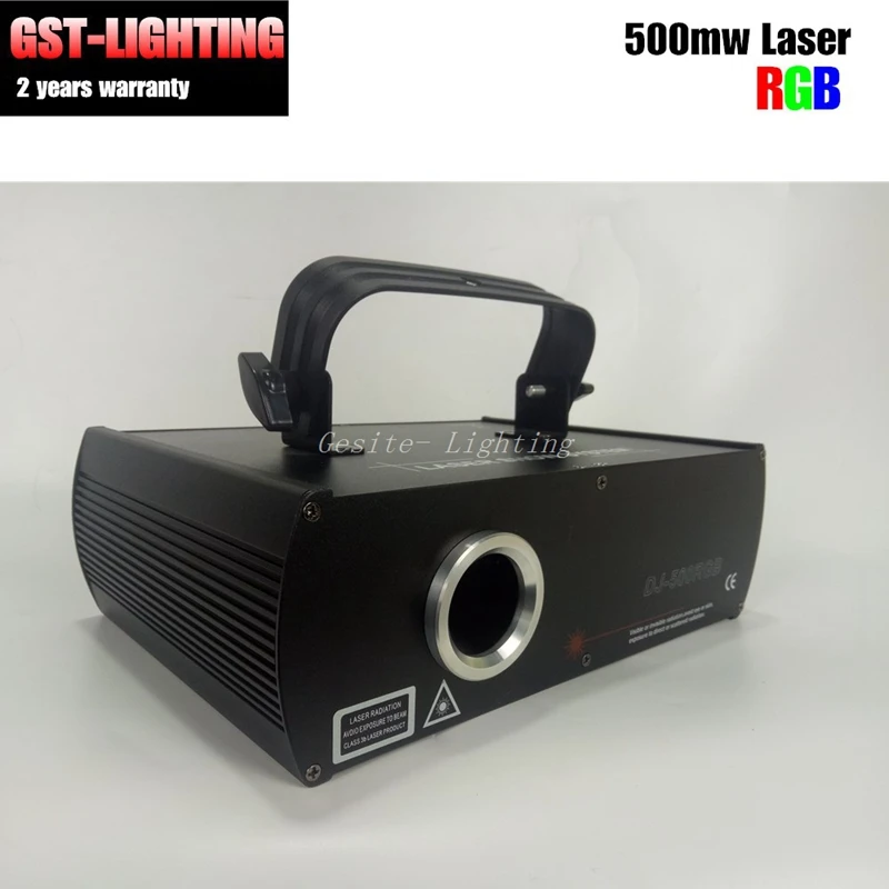 500mW RGB Laser Small SD Card Program DMX Animation Projector Stage Lighting DJ