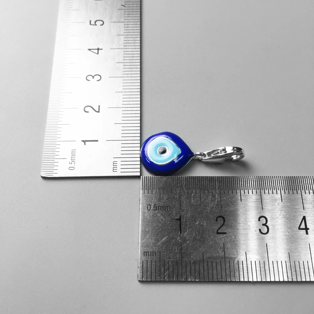 Turkish Eye Charm Hand of Fatima Lucky Pendant,2020 Good Jewelry For Men Women Classic Gift In 925 Sterling Silver Fit Bracelet