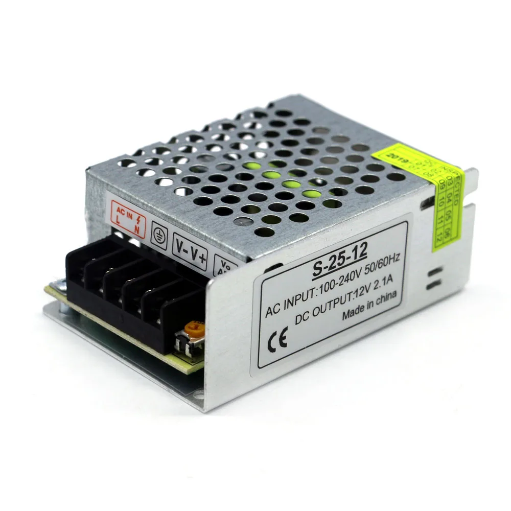 Electronic Lighting Transformers Ac 220V 110V to Dc 12V 2A 25W Constant Voltage Power Supply Transformers for lighting