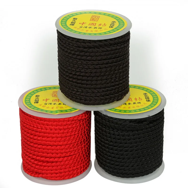 新製品4ミリメートル直径ドラゴンスケールコード中国結びひもブレスレットネックレススレッドstring diy jewleryクラフト作り