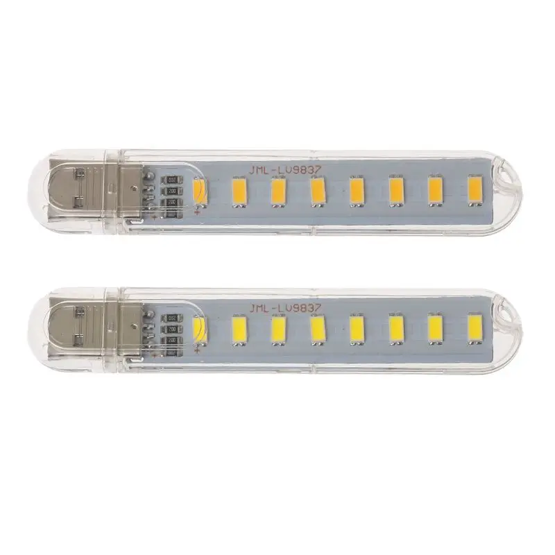 Portable LED Lights USB Night Light Room Decor Mini Table Desk Lamp Flashlight Reading Lighting for Laptop Computer