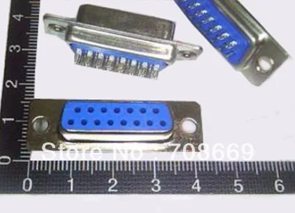 

20 шт 15 Pin D-SUB женский DB15F разъем типа припоя DB15