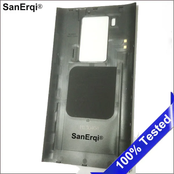 SanErqi Black White Back Housing for Pantech VGEA SKY A860 Rear Battery Cover Housing Door With NFC