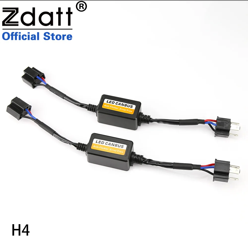 Zdatt H4 H7 H11 LED Decoder Canceller 9005 9006 Canbus Anti-EMC No error No Interference Fit For VW GOLF Volvo Opel BMW